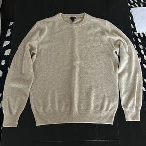 J. Crew Cashmere Sweater in Cream